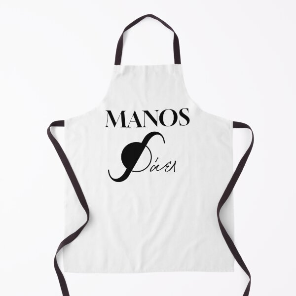Item preview, Manos must eat - Manos Phi Apron designed and sold by Manos Phi.