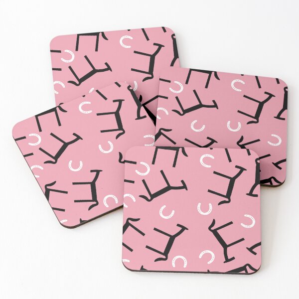 Item preview, Cute horse pink seamless pattern designed and sold by SeamlessDsign.