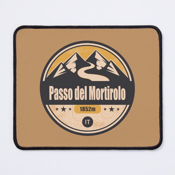 Item preview, Mortirolo Pass Alpine Road Badge designed and sold by CynthiaGraphics.
