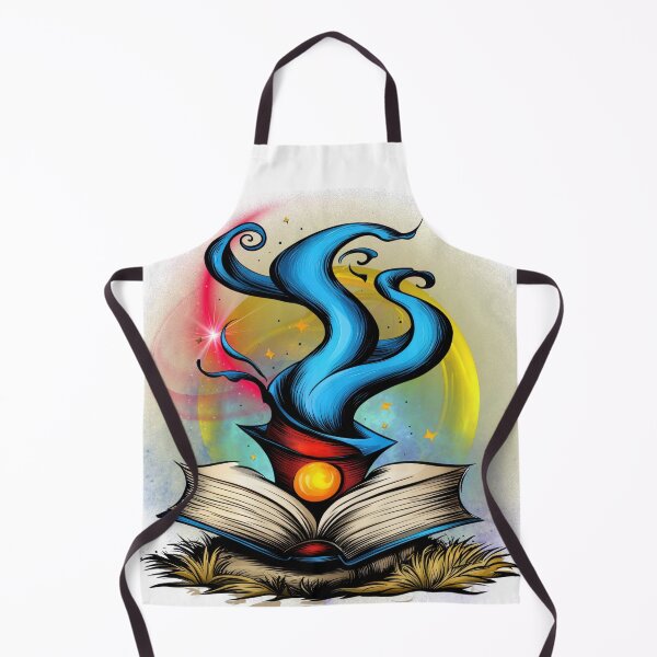 Item preview, Magic Book Spell – Fantasy Wizard Hat Reading Art for Book Lovers designed and sold by ChenEngEng.