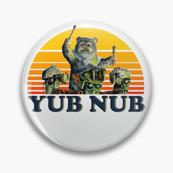 Item preview, Yub Nub anti-ICE sunset ewok designed and sold by Bite the Paintbrush.