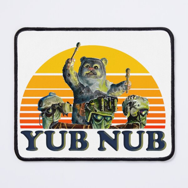 Item preview, Yub Nub anti-ICE sunset ewok designed and sold by Bite the Paintbrush.