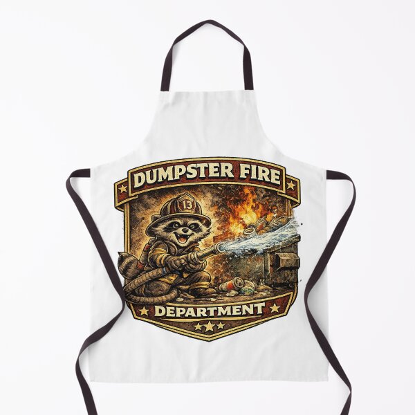 Item preview, Dumpster fire department shirt designed and sold by ZEBBEDE - Minimal Streetwear .