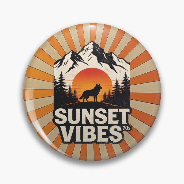 Item preview,  Sunset Vibes Tour – Retro Mountain Adventure designed and sold by MysticOzzy.