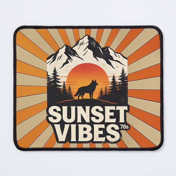 Item preview,  Sunset Vibes Tour – Retro Mountain Adventure designed and sold by MysticOzzy.