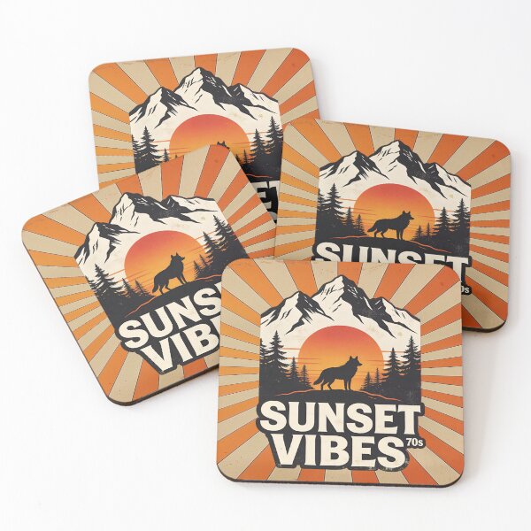 Item preview,  Sunset Vibes Tour – Retro Mountain Adventure designed and sold by MysticOzzy.