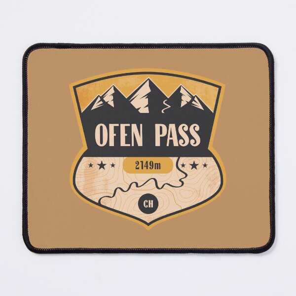 Item preview, Ofen Pass Alpine Road Badge designed and sold by CynthiaGraphics.