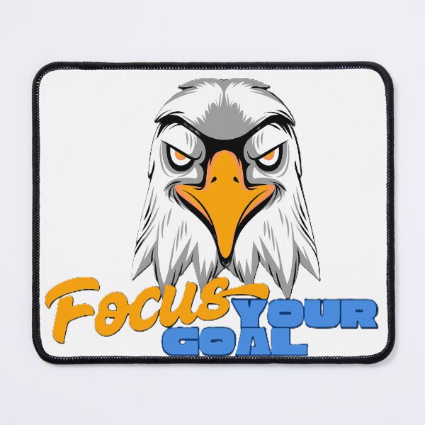 Item preview, Focus Your Goal - Powerful Eagle Motivational Art designed and sold by ArtdesignsA.