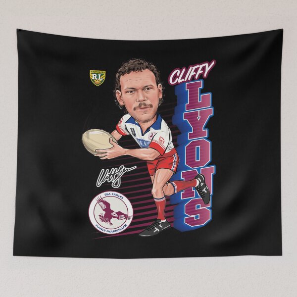 Item preview,  Manly Warringah Sea Eagles Cliff Lyons Cliffy Character designed and sold by qzjay.