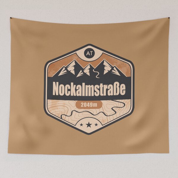 Item preview, Nockalmstrasse Panoramic Alpine Road Badge designed and sold by CynthiaGraphics.