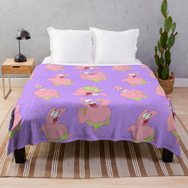 Item preview, Purple Patrick Star Seamless Pattern Illustration designed and sold by Seven Design.