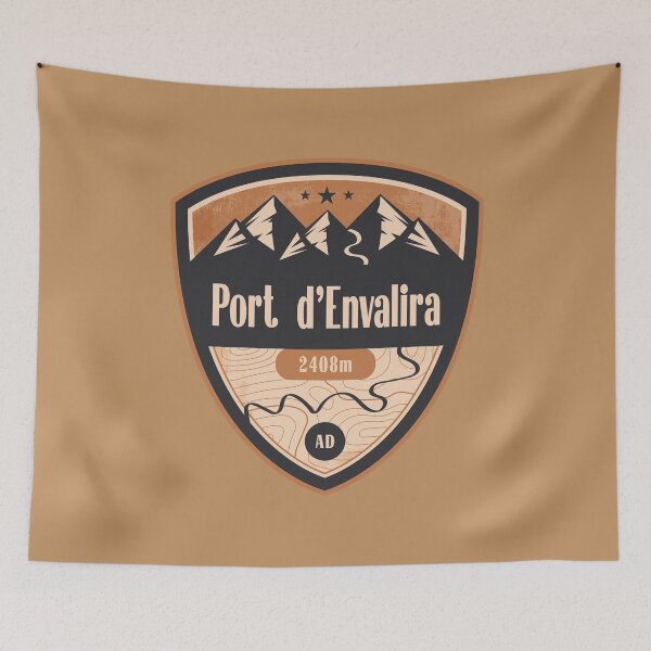 Item preview, Envalira Pass Alpine Road Badge designed and sold by CynthiaGraphics.