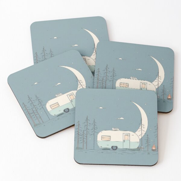 Item preview, A trailer is parked in a forest designed and sold by anytka.