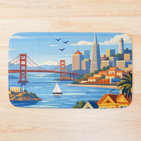 Item preview, San Francisco Postcard  designed and sold by MatthewHeights.