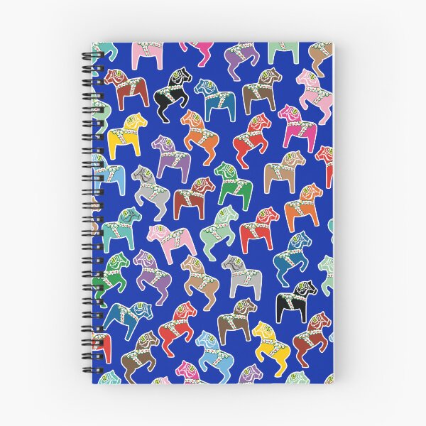 Item preview, El patrón del caballo de Dala multicolor designed and sold by knappidesign.