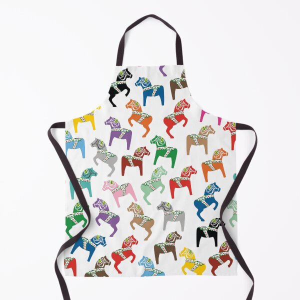 Item preview, The Multi-Colored Dala Horse Pattern designed and sold by knappidesign.