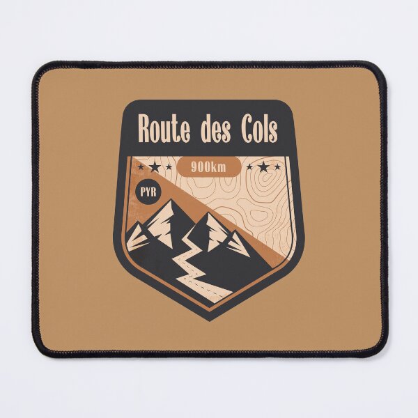 Item preview, Route des Cols Pyrenees Road Badge designed and sold by CynthiaGraphics.