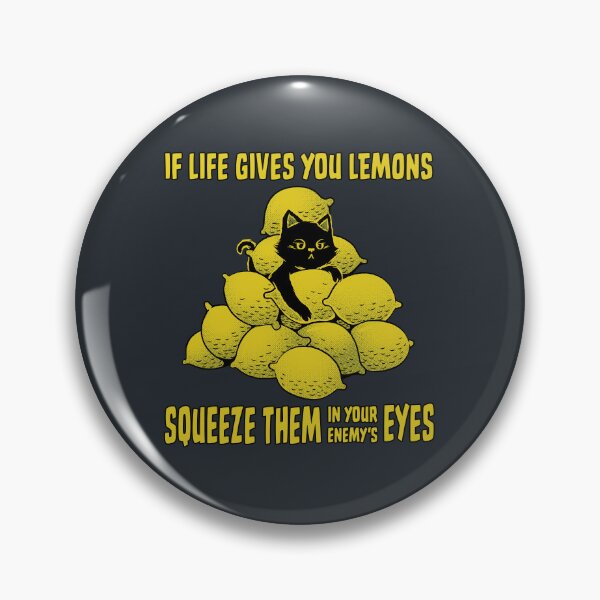 Item preview, If Life Gives You Lemons Squeeze Them Black Cat by Tobe Fonseca designed and sold by Tobe Fonseca®.