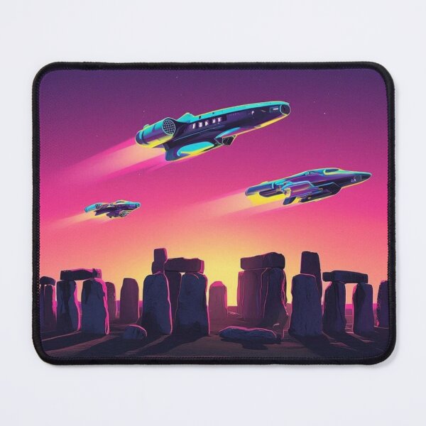 Item preview, “Ancient Portal – Futuristic Stonehenge Encounter” designed and sold by Dogandesighn.