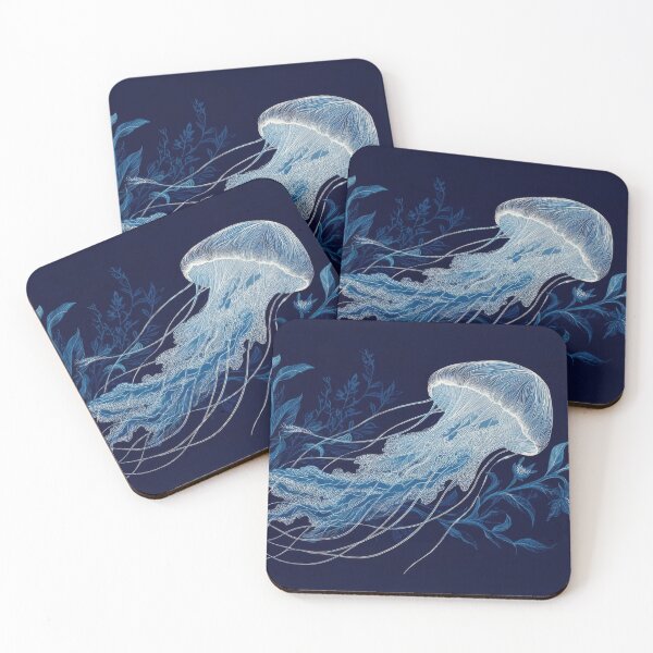 Item preview, Jellyfish swims among ocean plants designed and sold by anytka.