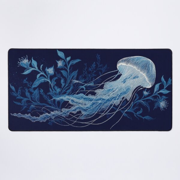 Item preview, Jellyfish swims among ocean plants designed and sold by anytka.