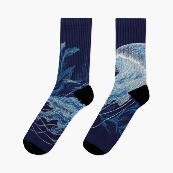 Item preview, Jellyfish swims among ocean plants designed and sold by anytka.