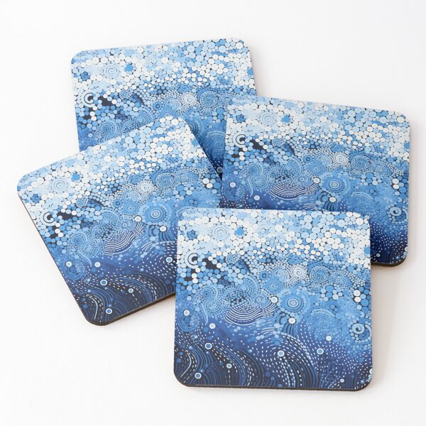 Item preview, Aboriginal Inspired Dot Art - Oxygen Waves designed and sold by GrinGalore.