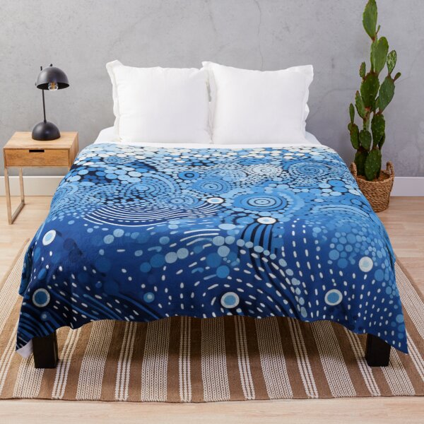 Item preview, Aboriginal Inspired Dot Art - Oxygen Waves designed and sold by GrinGalore.