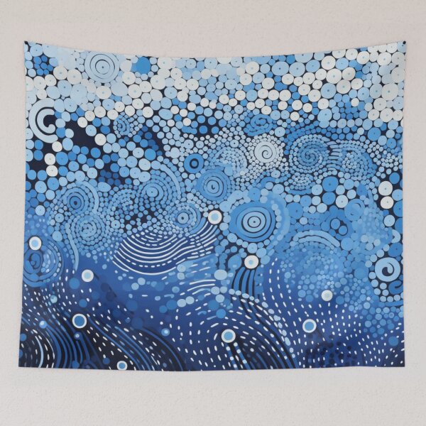 Item preview, Aboriginal Inspired Dot Art - Oxygen Waves designed and sold by GrinGalore.