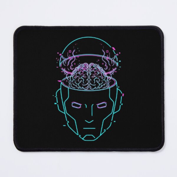 Item preview, Overclocked Brain – Funny Cyberpunk Programmer Design designed and sold by trend-forge.