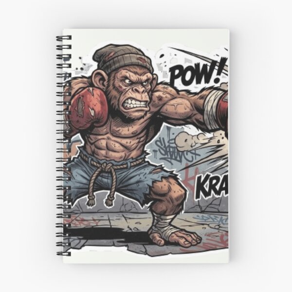 Item preview, Punch Monkey – Angry Street Fighter designed and sold by JordanInk Studio.