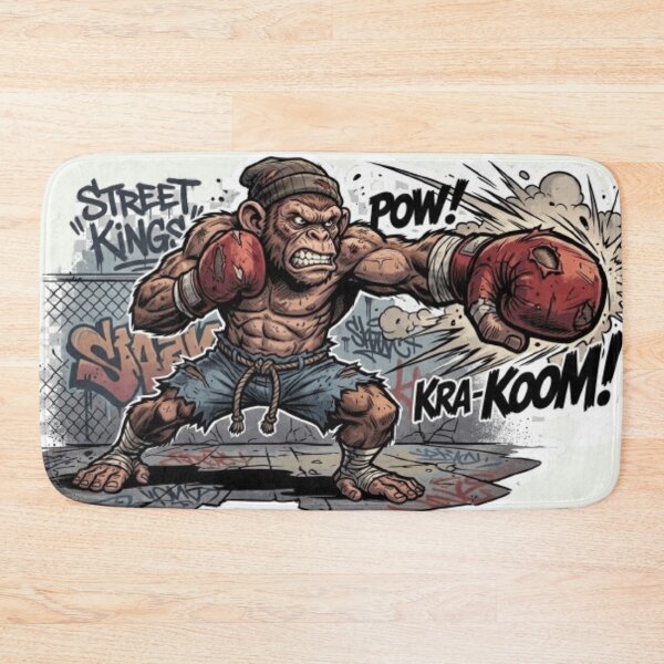 Item preview, Punch Monkey – Angry Street Fighter designed and sold by JordanInk Studio.