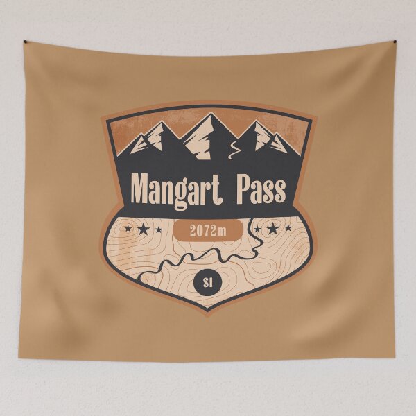 Item preview, Mangart Pass Alpine Road Badge designed and sold by CynthiaGraphics.