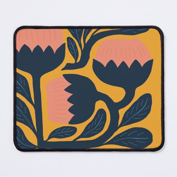 Item preview, Poppy Swirl Print,Abstract Flower Painting in Matisse and Hockney Style, White Vase Art with Pink and Orange Stripes, Gouache Illustration with Bold Pastel Colors designed and sold by Colorfuly.