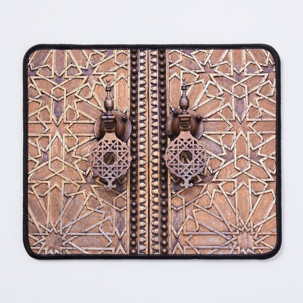 Item preview, Moroccan door with detailed metal design designed and sold by Frank Parisi.