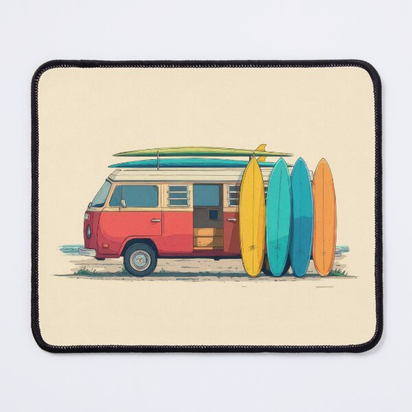 Item preview, Surfboards by a red van designed and sold by anytka.
