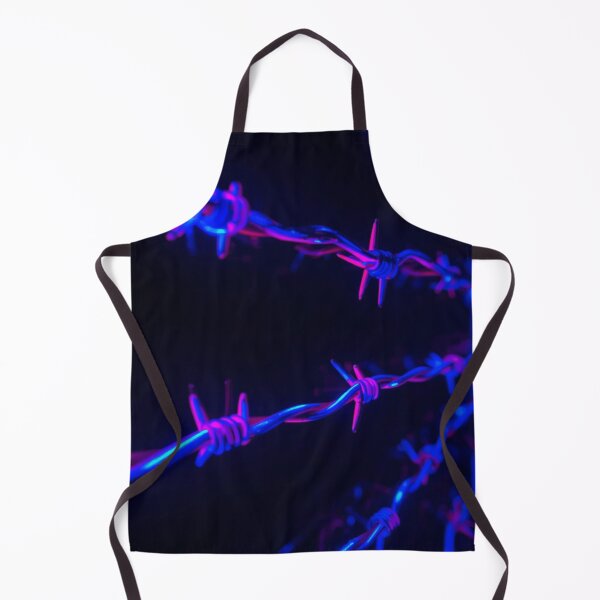 Item preview, Neon Blue Blacklight Barbwire Design designed and sold by MidnightVisionStudio.