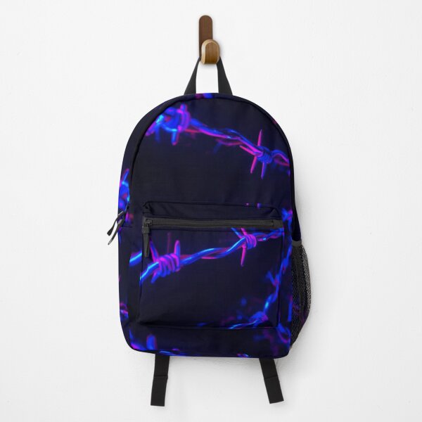 Item preview, Neon Blue Blacklight Barbwire Design designed and sold by MidnightVisionStudio.