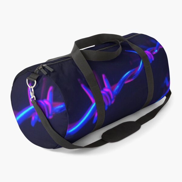 Item preview, Neon Blue Blacklight Barbwire Design designed and sold by MidnightVisionStudio.