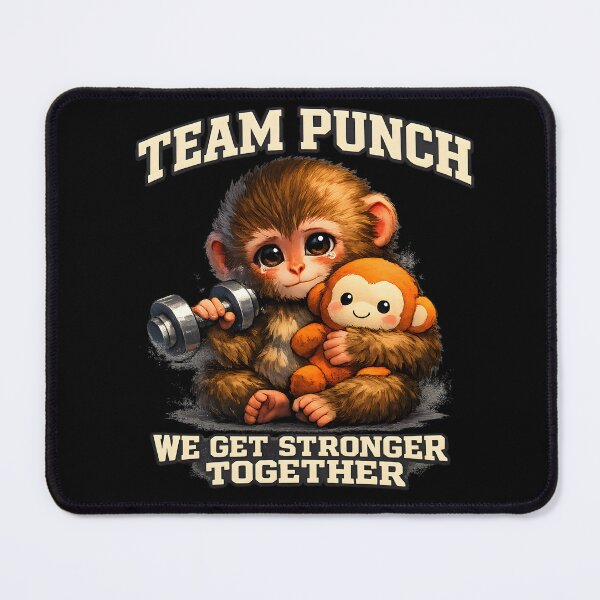Item preview, Team Punch Cute Baby Monkey designed and sold by LunaMagicStudio.