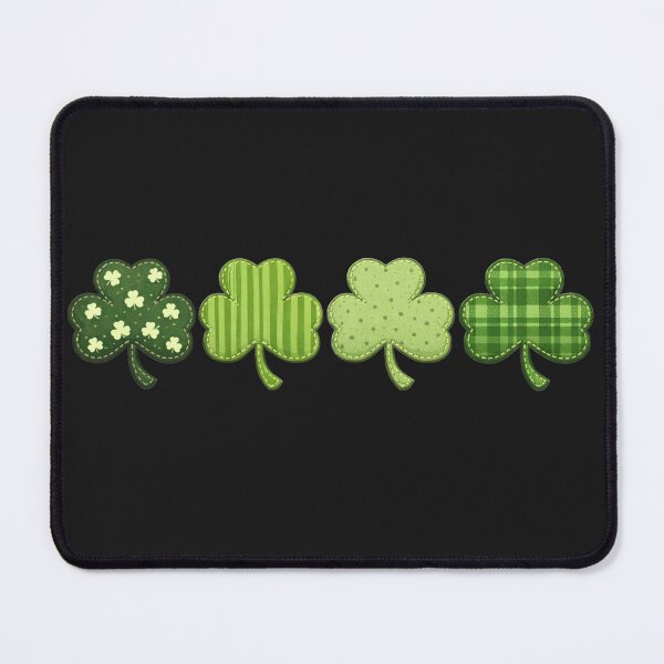 Item preview, St Patricks Day Faux Patchwork Shamrock Design – Lucky Irish Clover St Paddys Graphic designed and sold by faridman.