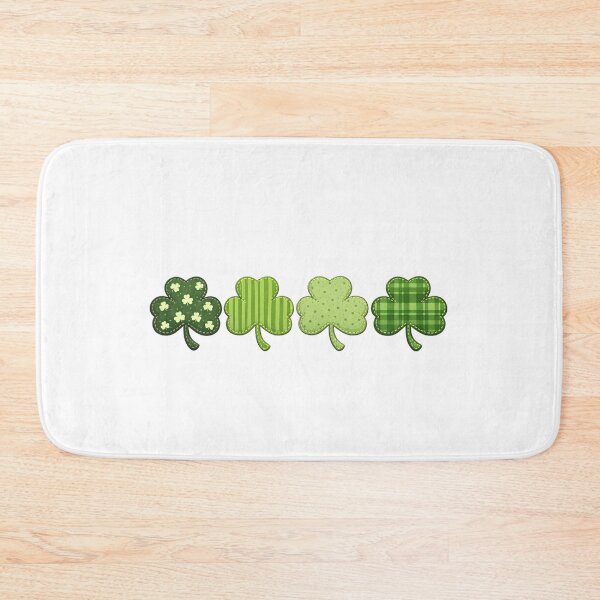 Item preview, St Patricks Day Faux Patchwork Shamrock Design – Lucky Irish Clover St Paddys Graphic designed and sold by faridman.