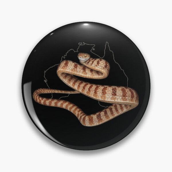 Item preview, The Arboreal Acrobat: Brown Tree Snake (Boiga irregularis) Vintage Wildlife Print designed and sold by FreiherrPK.