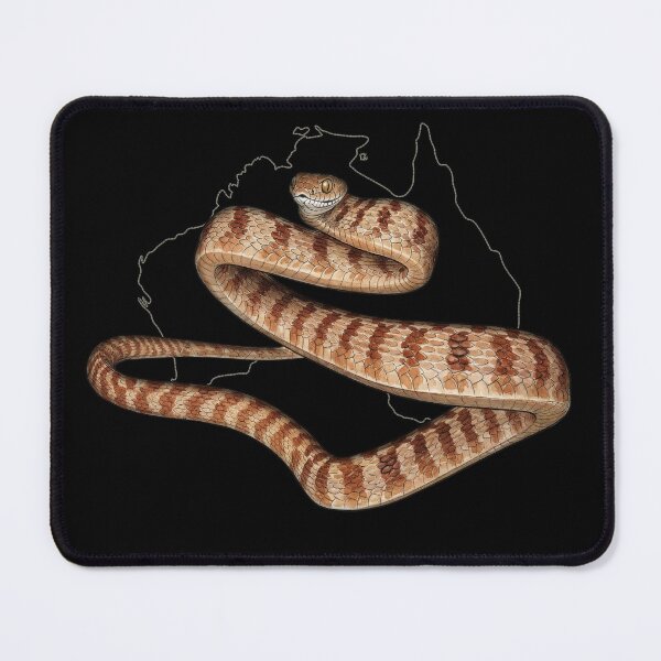 Item preview, The Arboreal Acrobat: Brown Tree Snake (Boiga irregularis) Vintage Wildlife Print designed and sold by FreiherrPK.