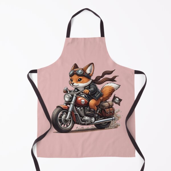 Item preview, “Cyberpunk Fox Rider – Neon Canyon Chase” designed and sold by Dogandesighn.