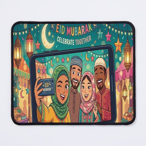 Item preview, Eid Selfie - Cute Muslim Friends Celebrating Together designed and sold by WowDezign.