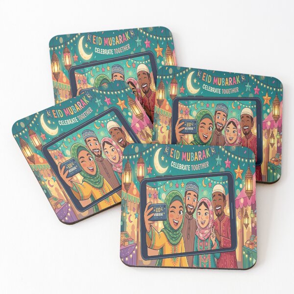 Item preview, Eid Selfie - Cute Muslim Friends Celebrating Together designed and sold by WowDezign.