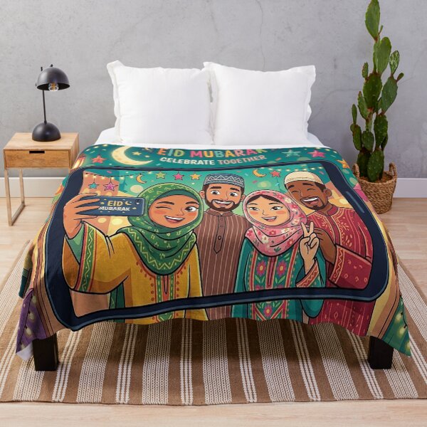 Item preview, Eid Selfie - Cute Muslim Friends Celebrating Together designed and sold by WowDezign.