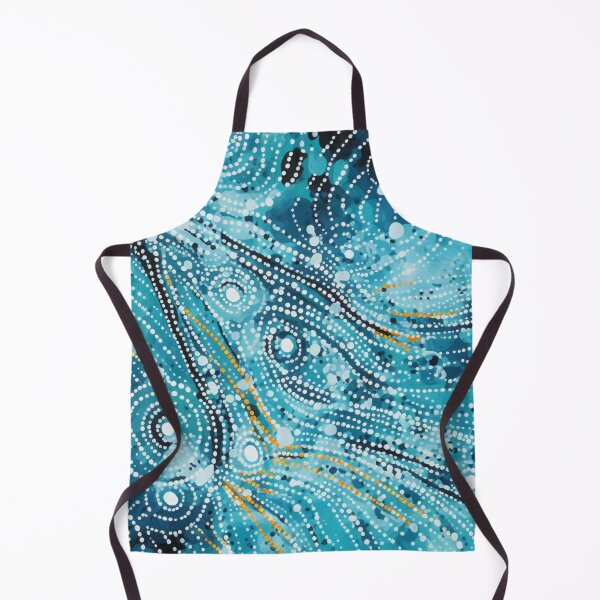 Item preview, Aboriginal Inspired Dot Art - Turquoise Drops designed and sold by GrinGalore.