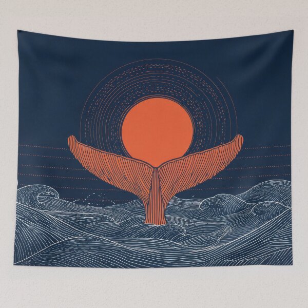 Item preview, Sunrise above ocean waves with hands designed and sold by anytka.
